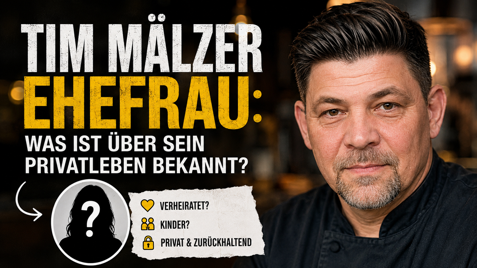 Tim Mälzer Ehefrau: Was ist über sein Privatleben bekannt?